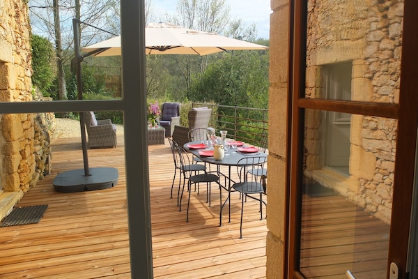 Terrasse depuis le salon