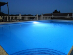 Una piscina riscaldata