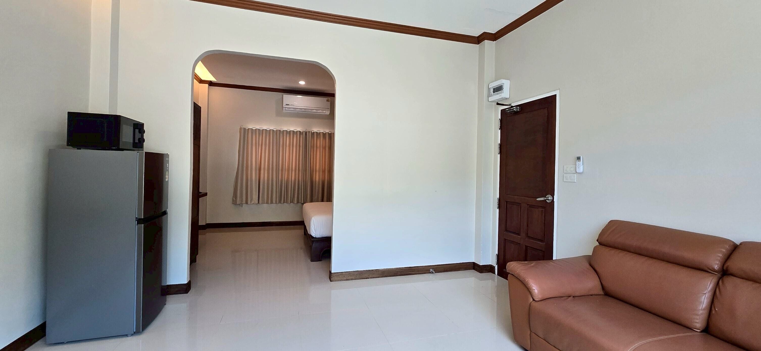 1-bedroom pool villa with shared pool | Área de estar | TV LCD