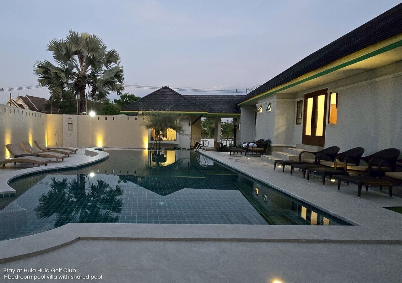 1-bedroom pool villa with shared pool | Down comforters, in-room safe, blackout drapes, iron/ironing board