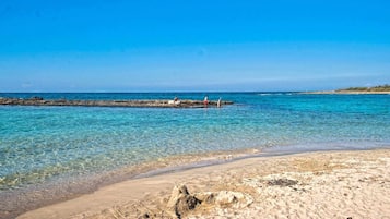Beach nearby, sun-loungers
