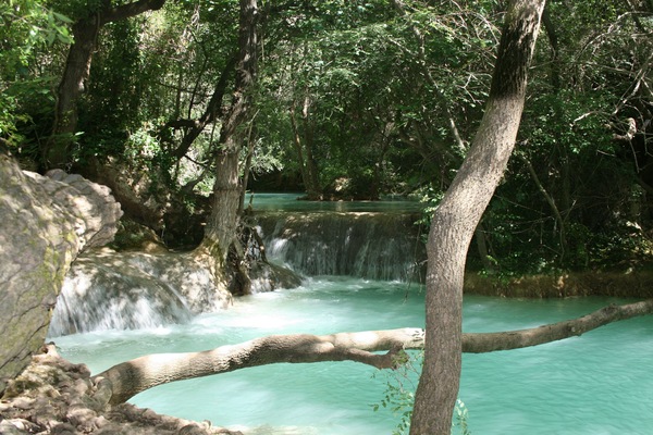 Cascades in Sillans 25 minutes away and a great day out with friends and family