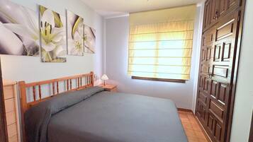 1 bedroom, iron/ironing board