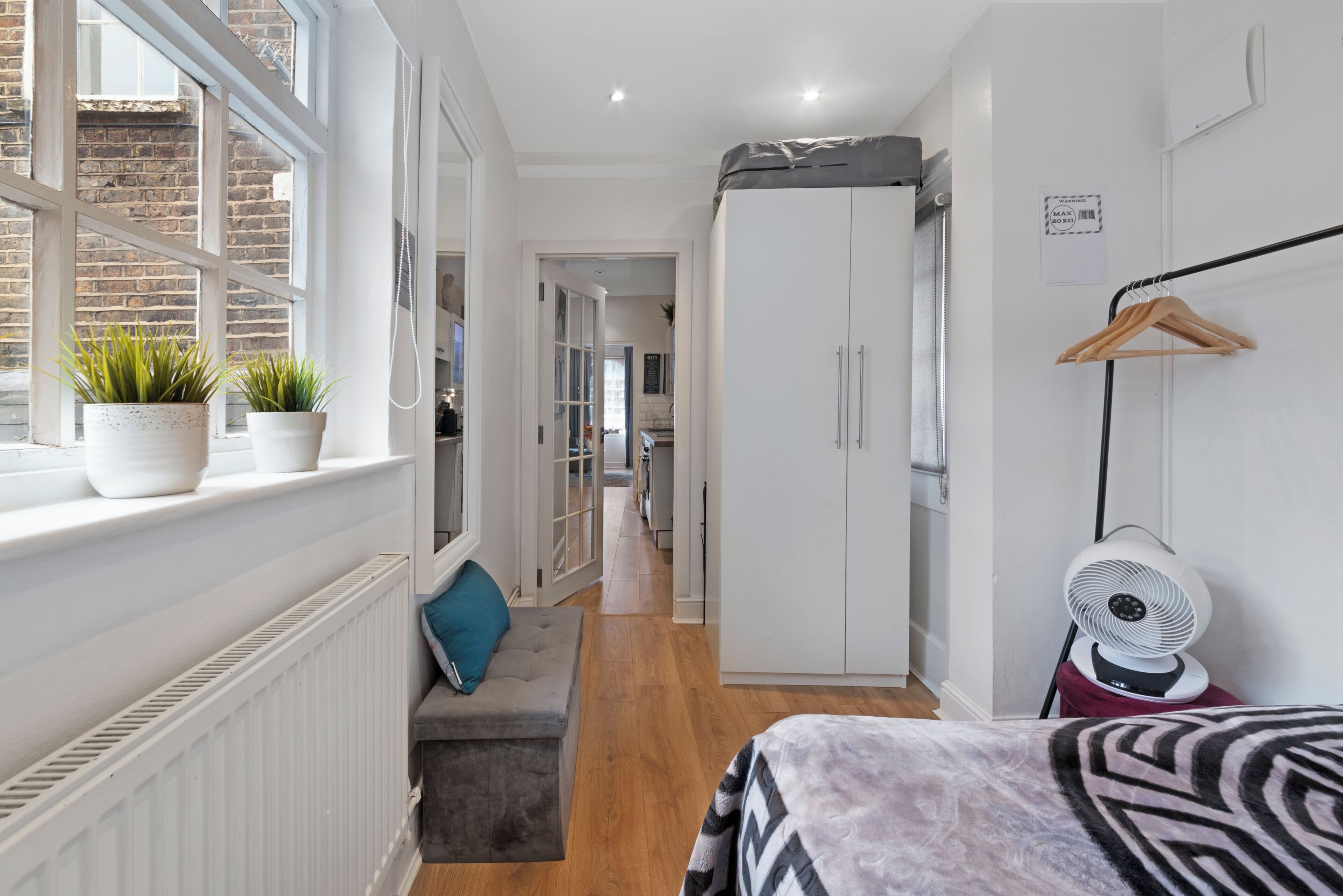 1 bedroom, iron/ironing board, travel crib, free WiFi