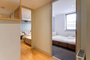 1 bedroom, iron/ironing board, bed sheets