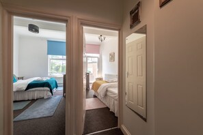 2 bedrooms, iron/ironing board, travel crib, free WiFi