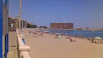 Vlak bij het strand