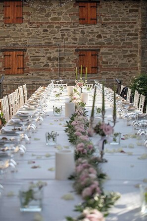 Udendørs banketområde