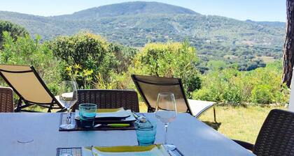 Large 45m2 south-facing apartment with beautiful terrace, enclosed garden, magnificent view!