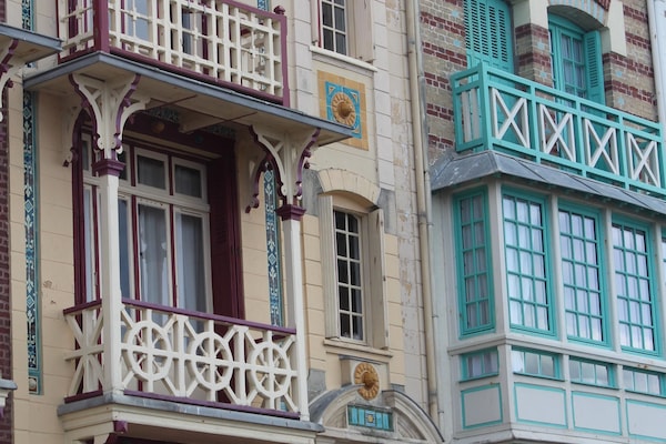 Façades colorées de Mers les Bains