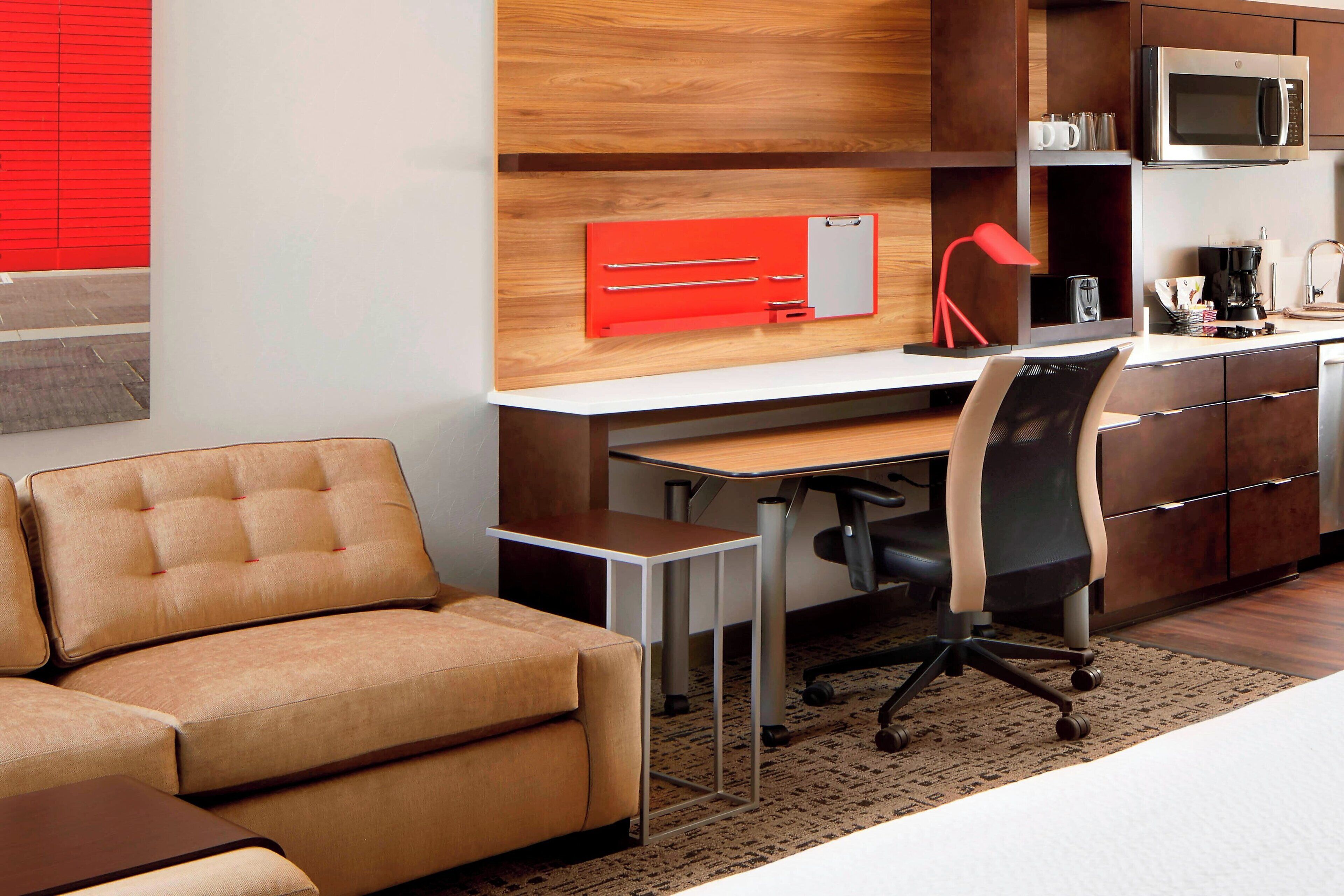pillow-top beds, in-room safe, desk, laptop workspace
