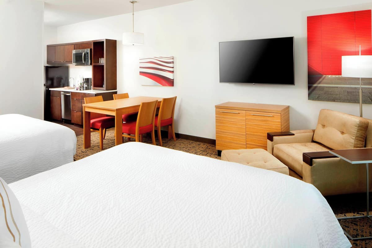 Pillow-top beds, in-room safe, desk, laptop workspace