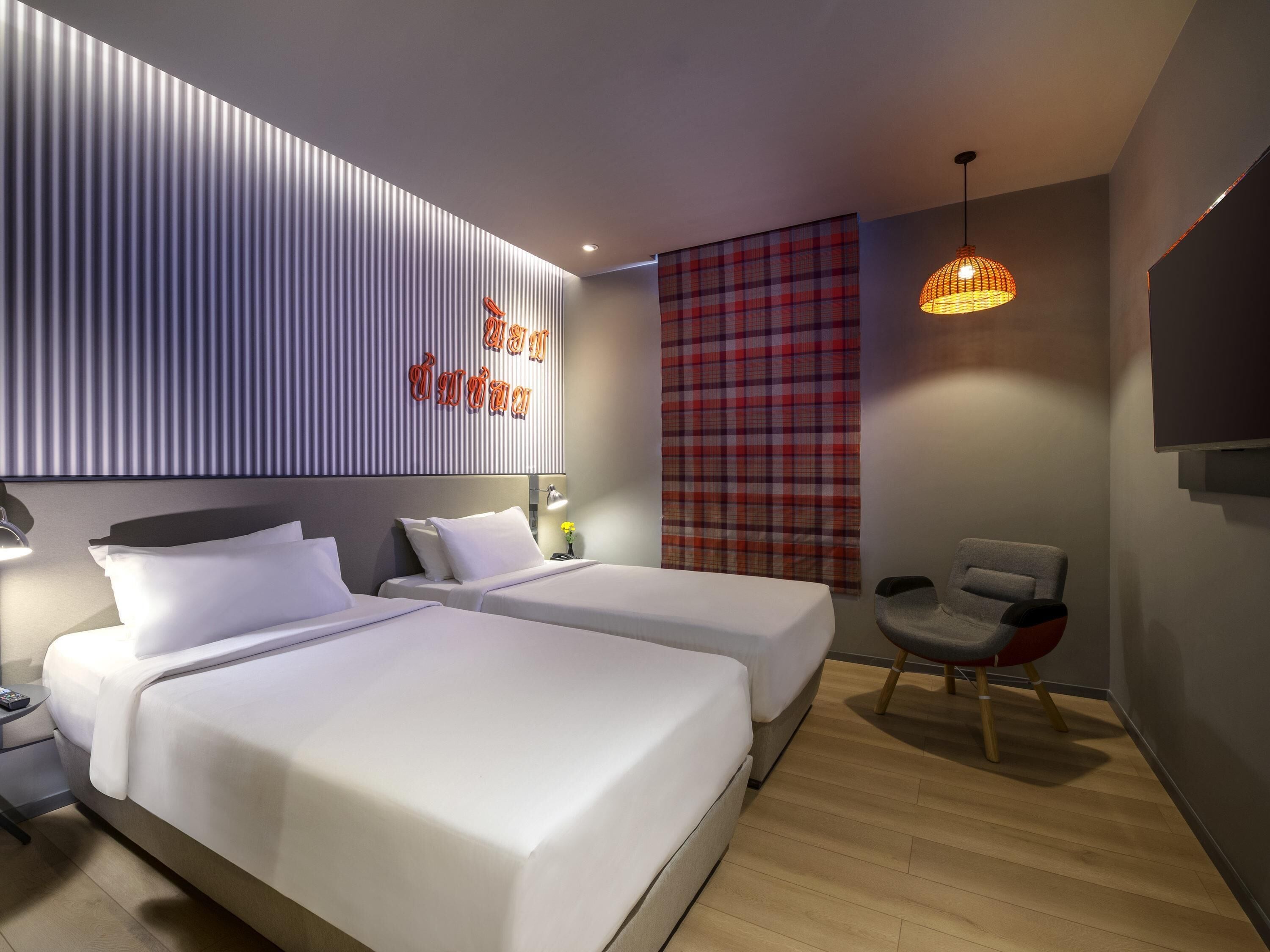 Quarto standard, 2 camas de solteiro | Cofres nos quartos, escrivaninha, cortinas blackout, berços grátis