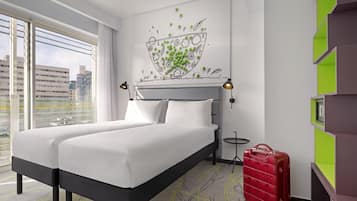 In-room safe, desk, soundproofing, free cribs/infant beds
