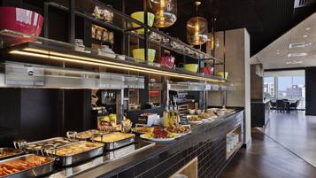 Daily buffet breakfast for a fee