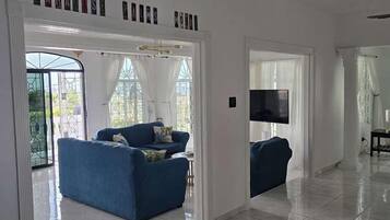 Smart TV, books, music library, video library