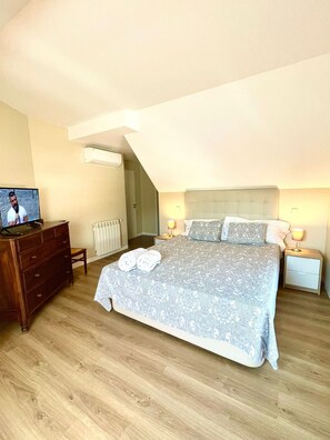 4 soverom, strykejern/-brett, wi-fi (inkludert) og sengetøy