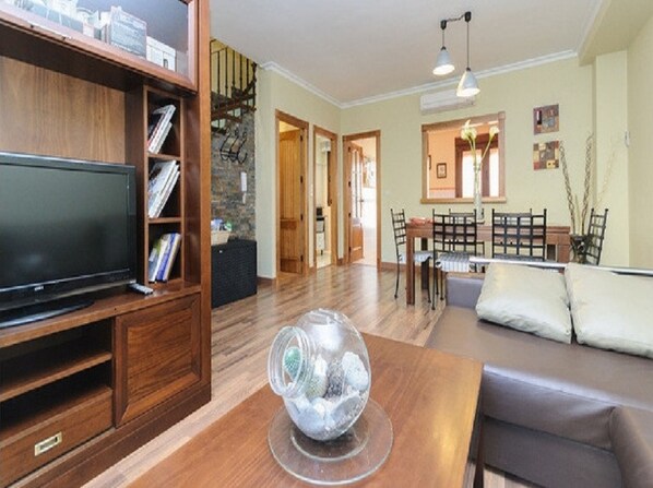 TV, table football, ping pong