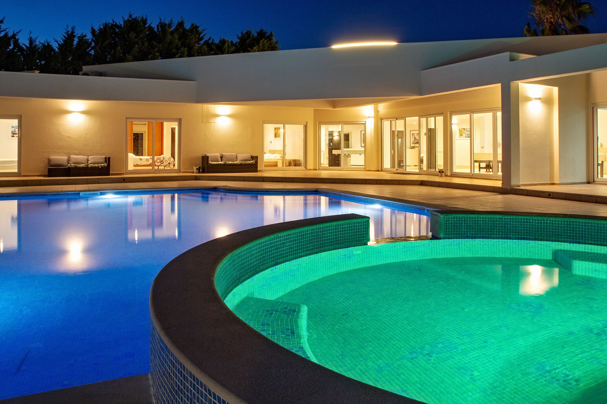 Alberca al aire libre 