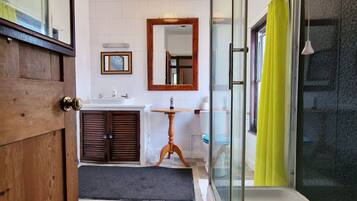 Hair dryer, towels