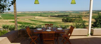  Refined country house near the beachs with panoramic pool, 2 bedrooms 