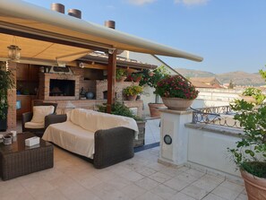Panoramic Quadruple Room | Terrace/patio - Al Centro Luxury Home (Caserta)