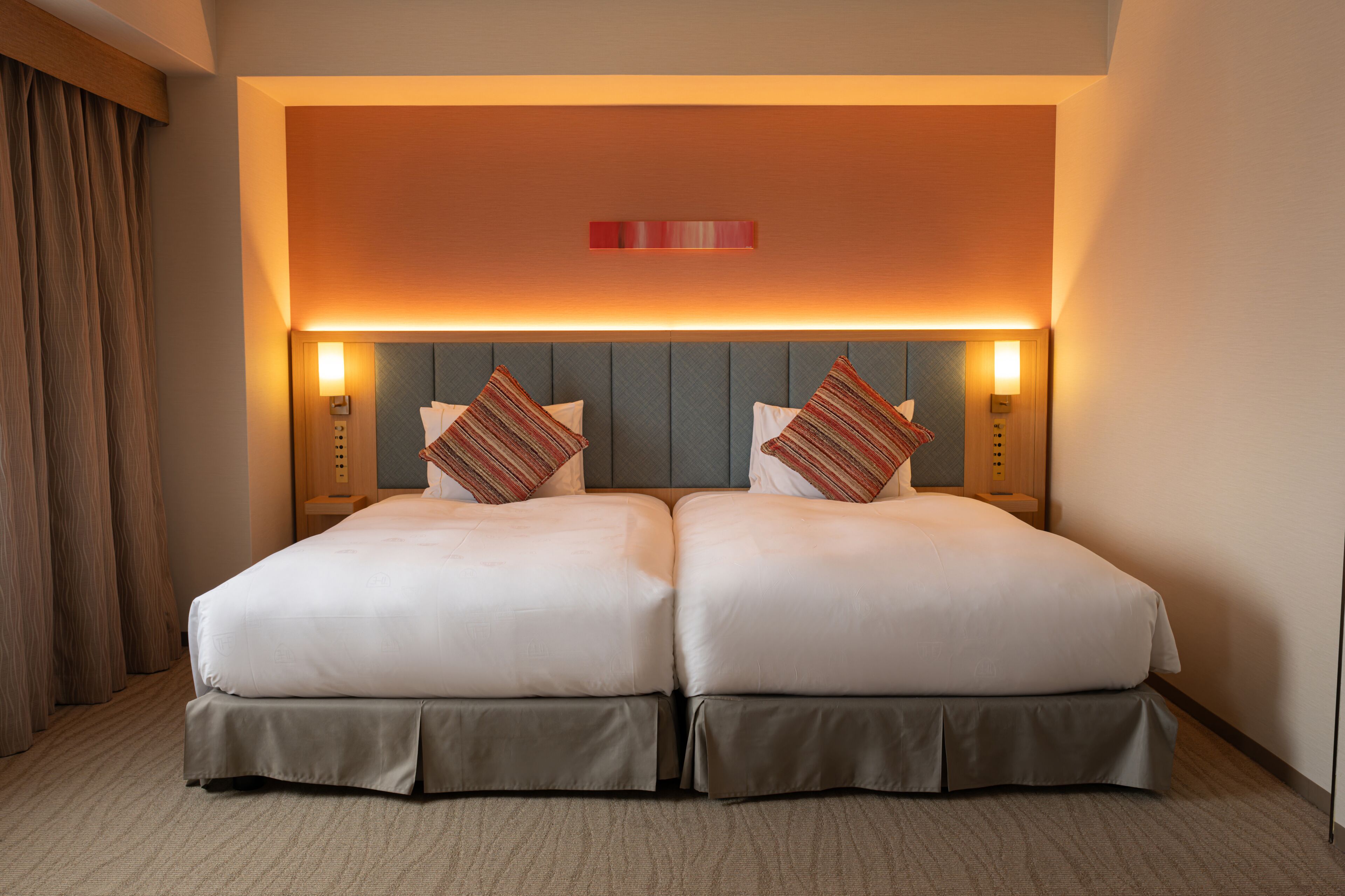 deluxe twin room, non smoking (36.7㎡) | 1 bedroom, down duvets, in-room safe, desk