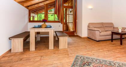 Modern living in the middle of the nature mountains