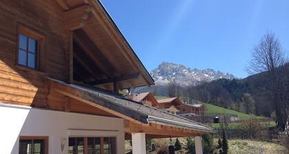 Modern living in the middle of the nature mountains