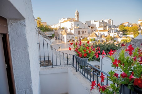Vista del balcón. Terrazza Sui Trulli