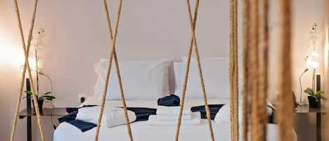 Executive suite, niet-roken | Luxe beddengoed, een minibar, een kluis op de kamer