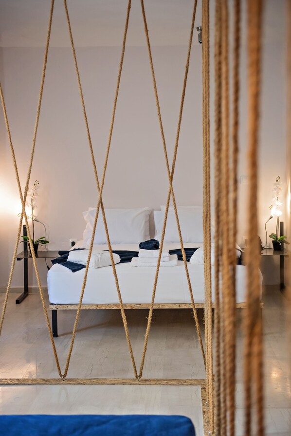 Executive Suite, Non Smoking | Premium bedding, minibar, in-room safe, blackout drapes - Piraeus Premium Suites (Piraeus)