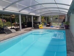Indoor pool, outdoor pool