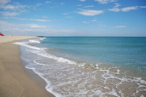 Na praia 
