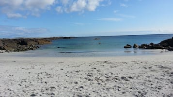 Vlak bij het strand