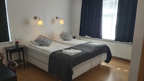 Double or Twin Room, Private Bathroom | Desk, blackout drapes, soundproofing, free WiFi - Hotel Kanslarinn (Rangárþing ytra)