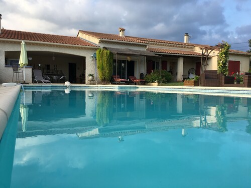 Villa avec piscine  privative : Soleil de l’hermitage 6/8 personnes