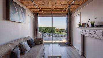 TV, DVD player, books, video library