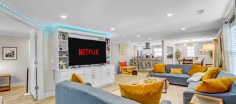 Moderno e lussuoso Ranch House (NCSU e Downtown)