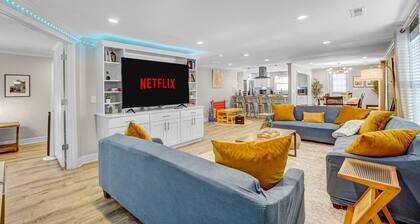 Moderni ja ylellinen Ranch House (NCSU & Downtown)