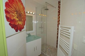 Shower, hair dryer