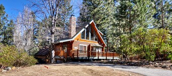 Pine Lodge at Snow Summit.  Spa and Pool Table!