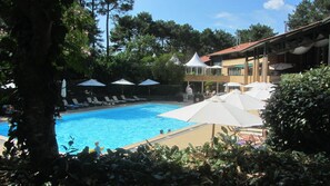 Piscine couverte, piscine extérieure