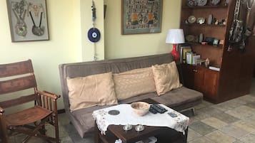 TV, DVD player, video library, offices