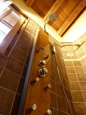 Ensemble douche/baignoire, sĂšche-cheveux, serviettes fournies