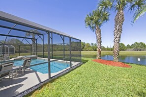 Outdoor pool - Orlanda Vacation Home near Disney, Shopping, Restaurants, Water Parks (Kissimmee)