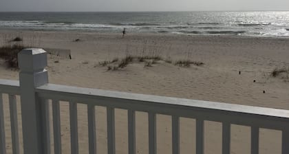 Beautiful beach front property. Pool is shared by 3 properties.