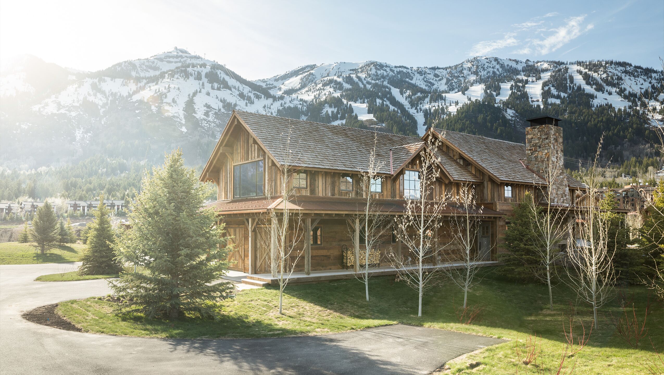 Contemporary & rustic lodge at base of Jackson Hole Mountain Resort