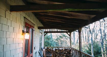 Korkea Hemlock. Kaupungissa. Kävele kaikkialla. Takka. Aita. Lemmikkieläimet