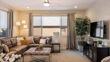 Televisión, reproductor de DVD, oficina